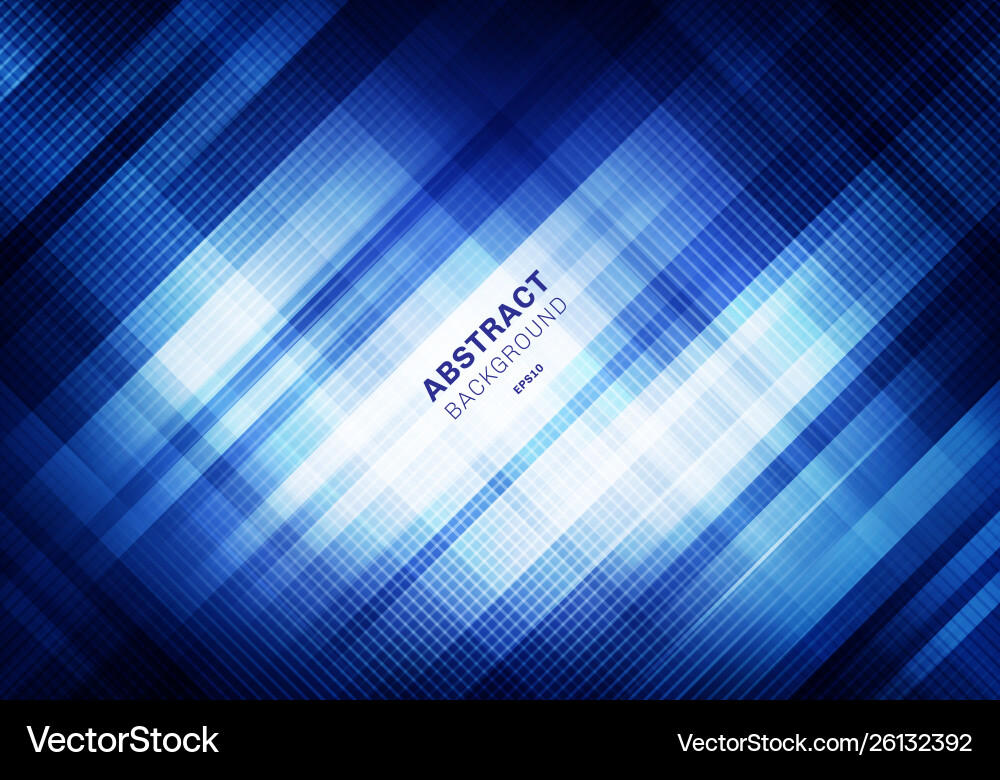 Abstract Blue Grid Pattern Vector Image