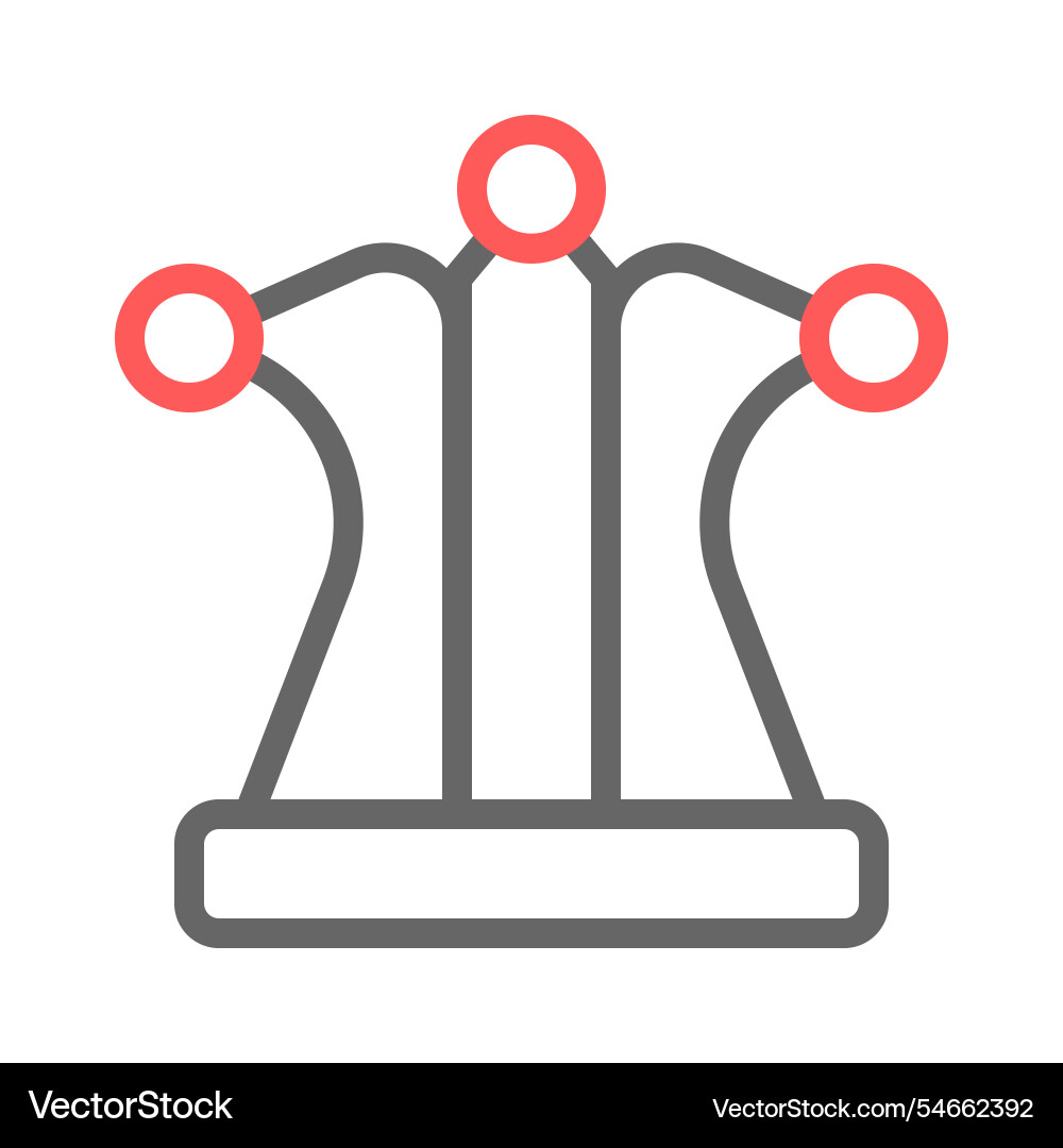 Abstract connection logo concept of network Vector Image