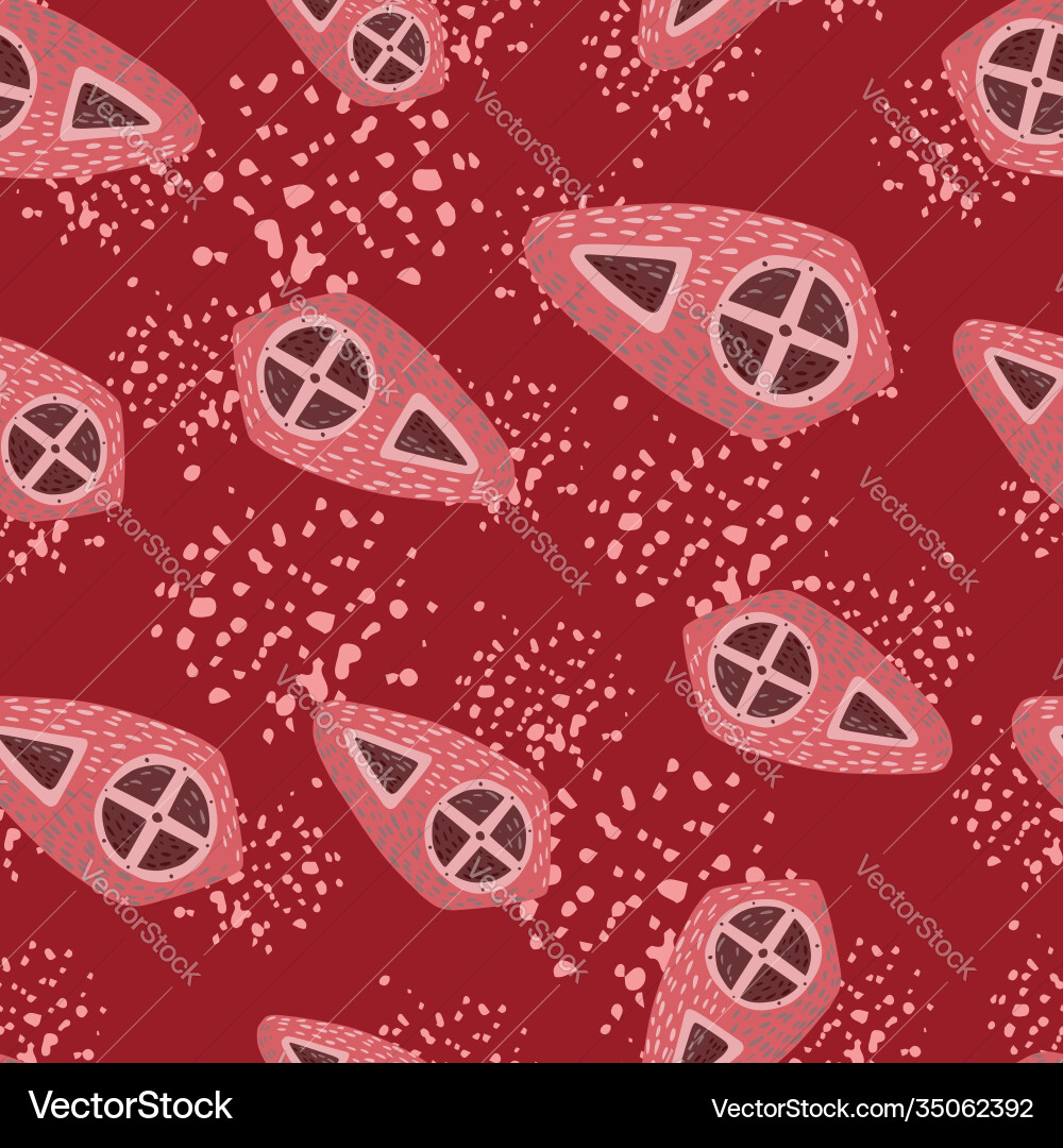 Ancient seamless pattern with doodle random Ancient seamless pattern with doodle random Vector Image