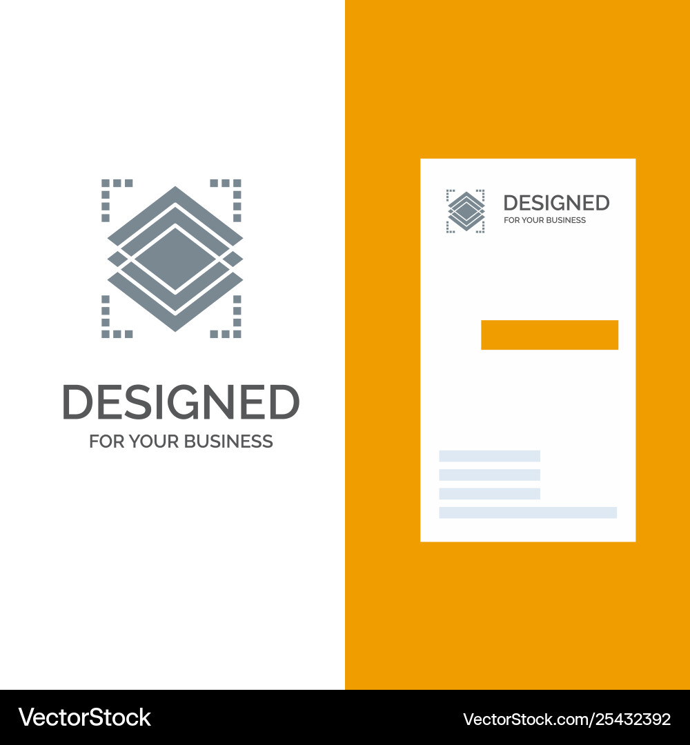 Layers object layer server grey logo design Layers object layer server grey logo design Vector Image