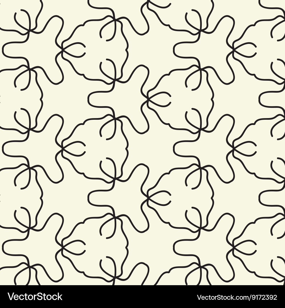 Seamless pattern modern stylish texture Vector Image