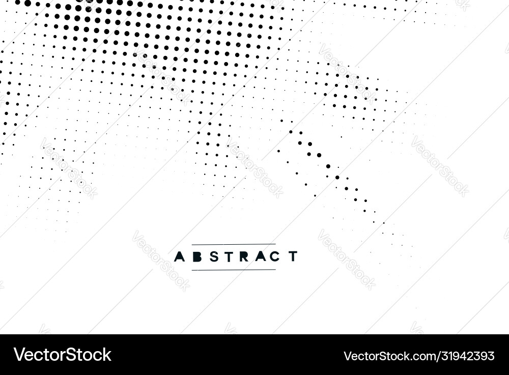 Abstract design halftone dots texture vector image