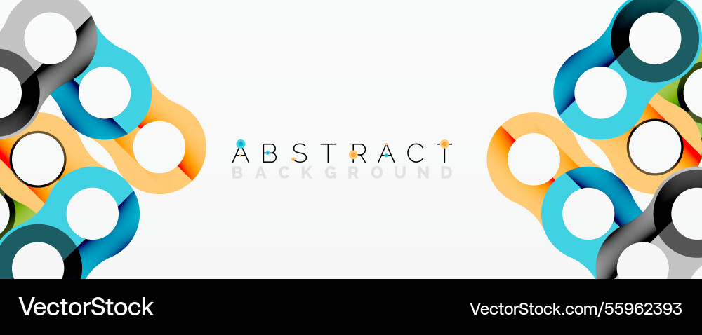 Abstract geometric pattern with interlocking Vector Image