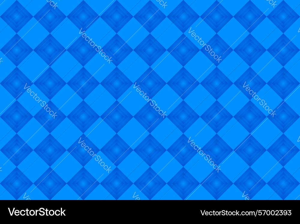 Geometric pattern with gradient blue squares Vector Image