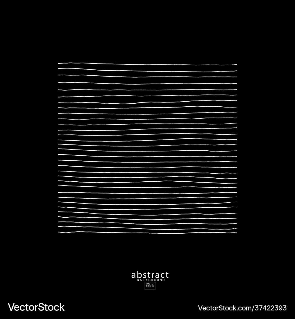 Hand drawn abstract pattern with lines vector image