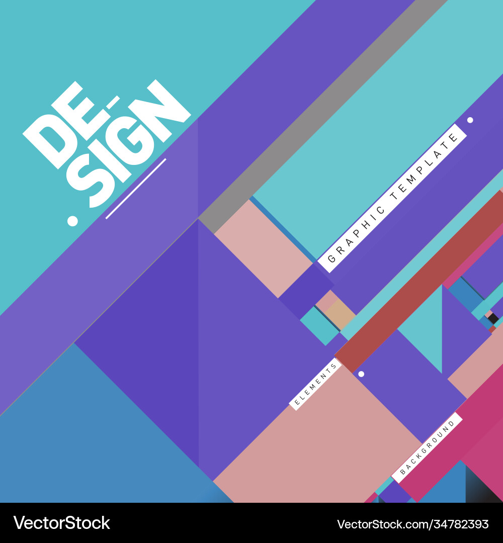 Modern colorful background material design Vector Image