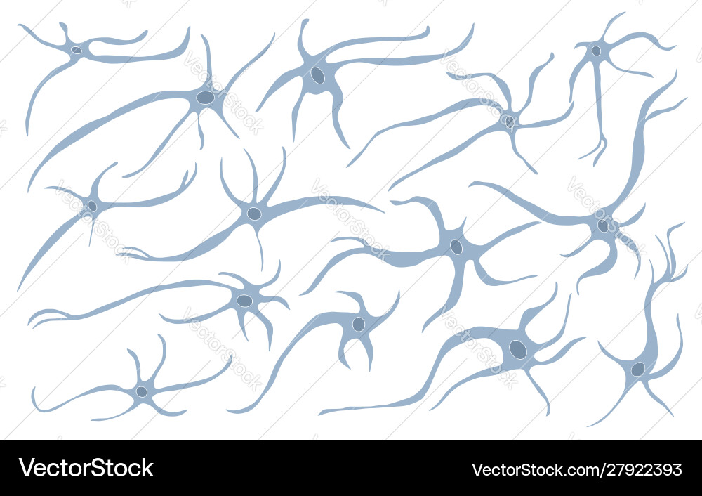 Neuron cells simple design Neuron cells simple design vector image