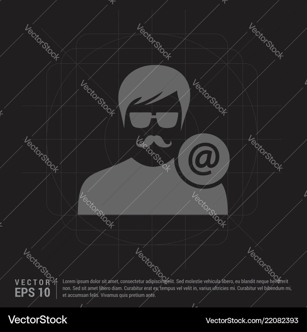 Protected user icon Protected user icon vector image
