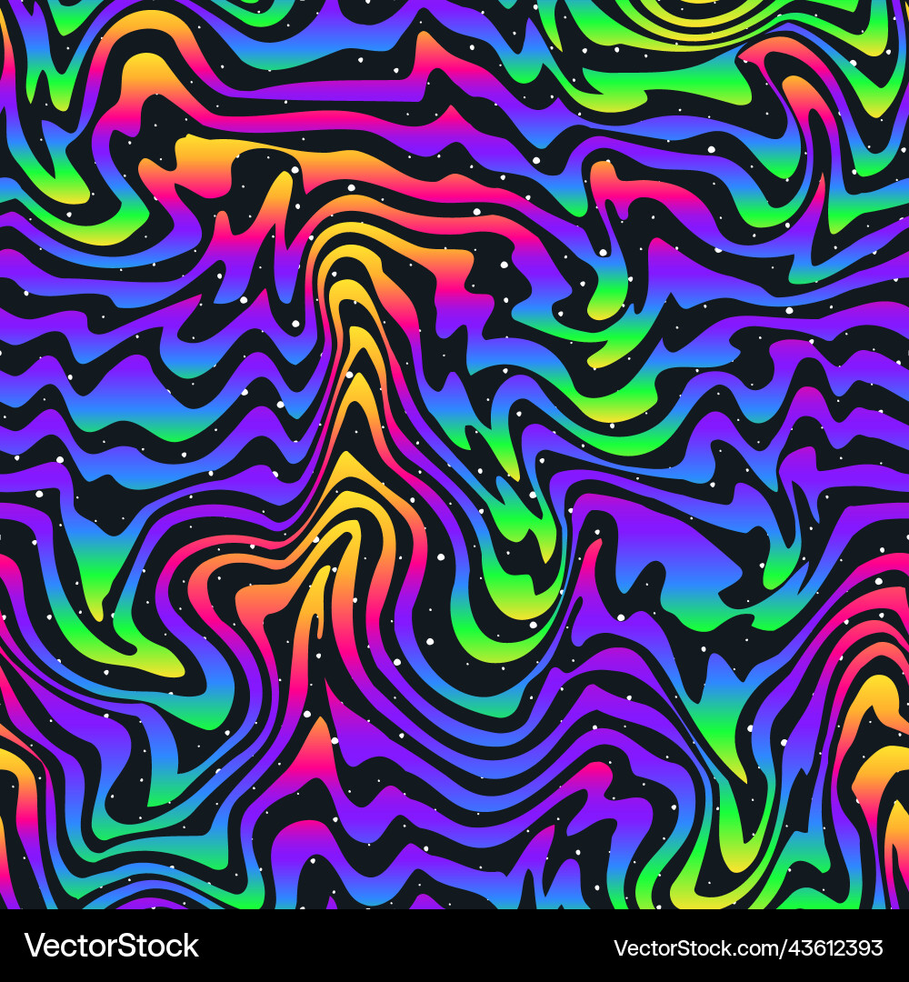 Psychedelic Line Pattern vector image