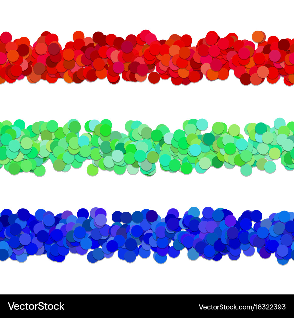 Repeatable abstract dot pattern page dividing Vector Image