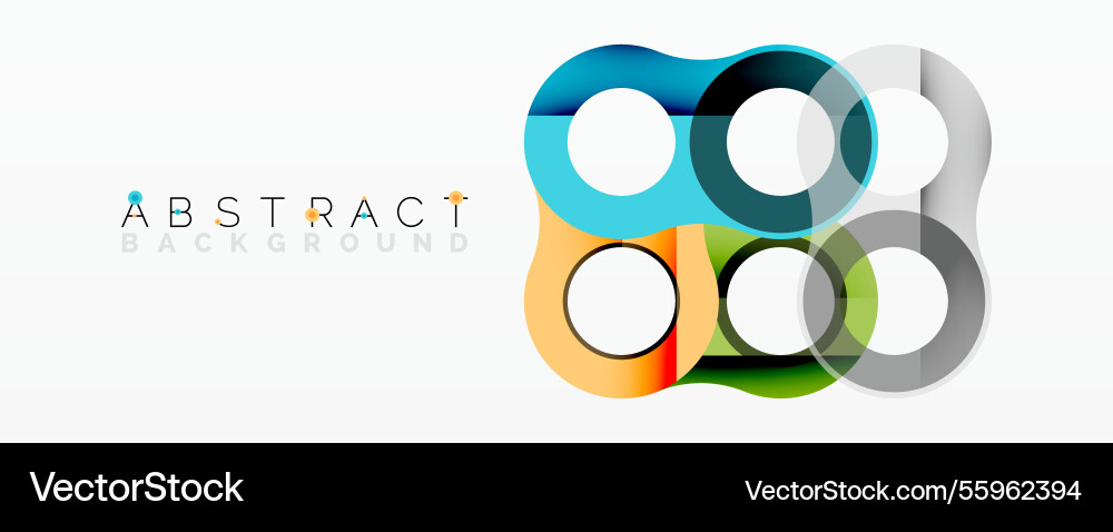 Abstract geometric pattern with interlocking Vector Image