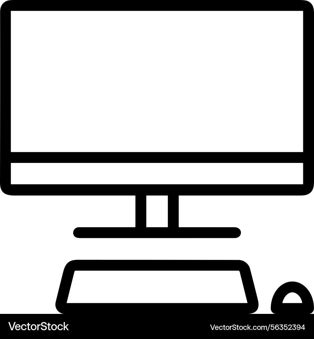 Computer icon symbol image Vector Image