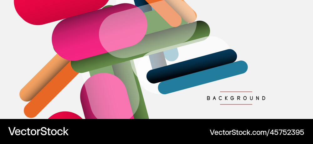 Abstract background round shapes lines Abstract background round shapes lines Vector Image