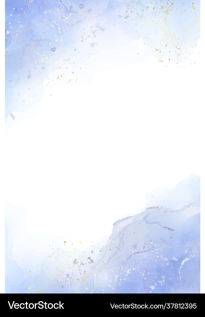 Abstract dusty blue liquid watercolor background Abstract dusty blue liquid watercolor background vector image