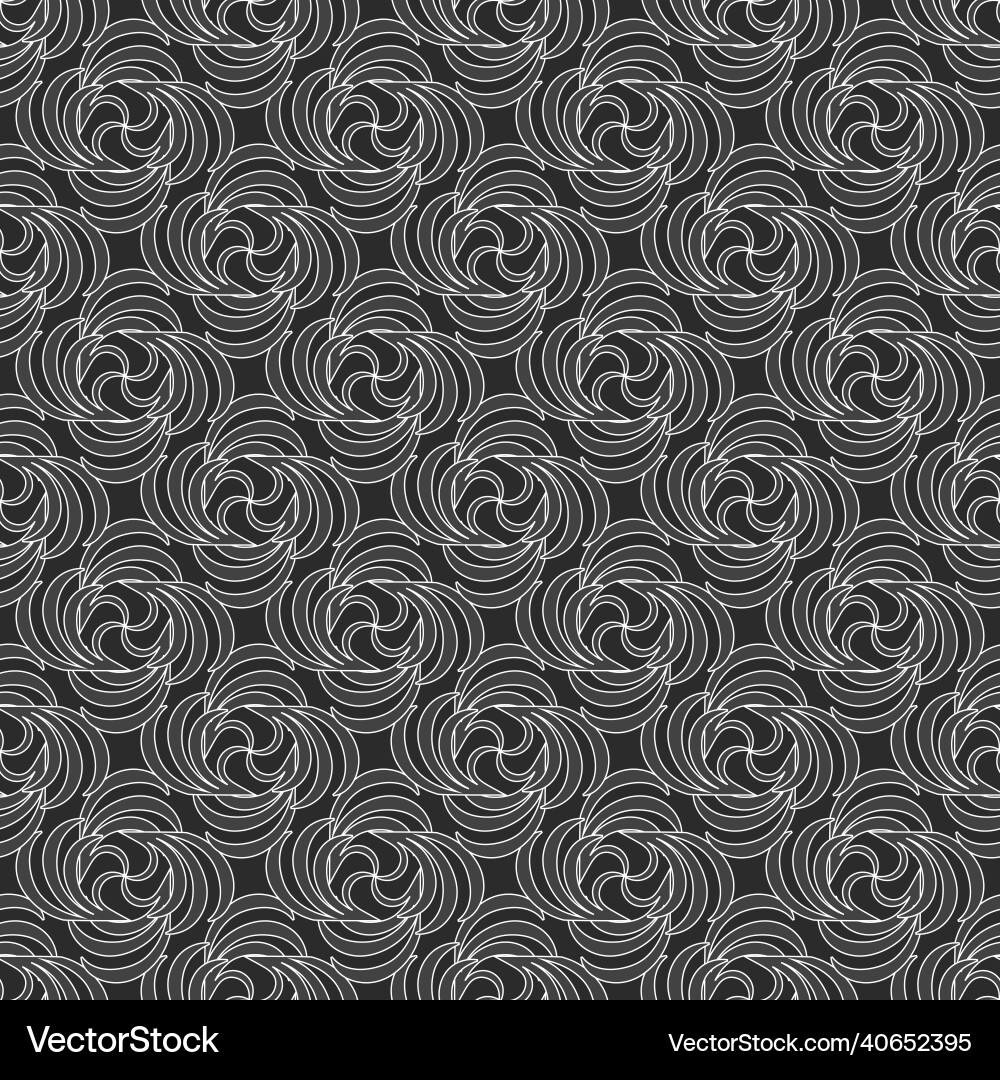Abstract whirlwind with wavy line seamless pattern Abstract whirlwind with wavy line seamless pattern Vector Image