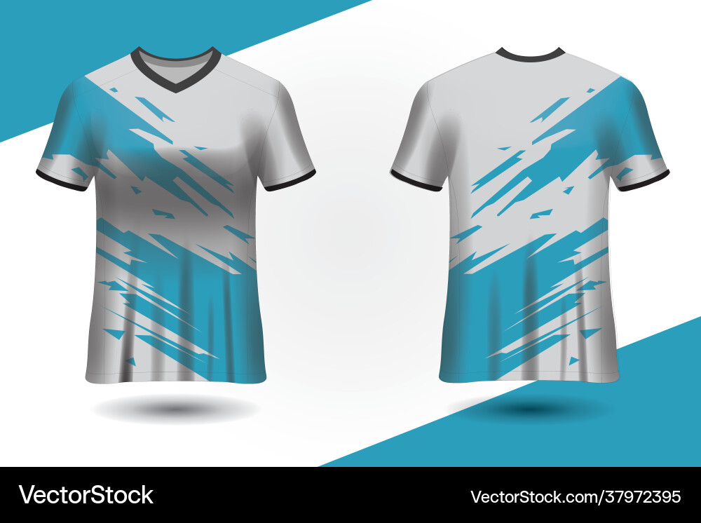 Club Hemd Design Uniform vorne und hinten Club Hemd Design Uniform vorne und hinten vektorbild