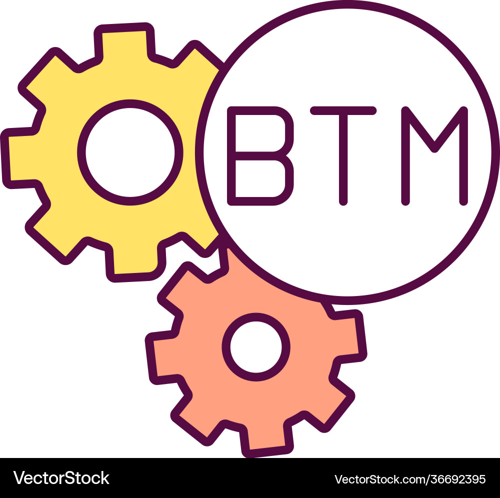 Entering wallet address rgb color icon Entering wallet address rgb color icon vector image