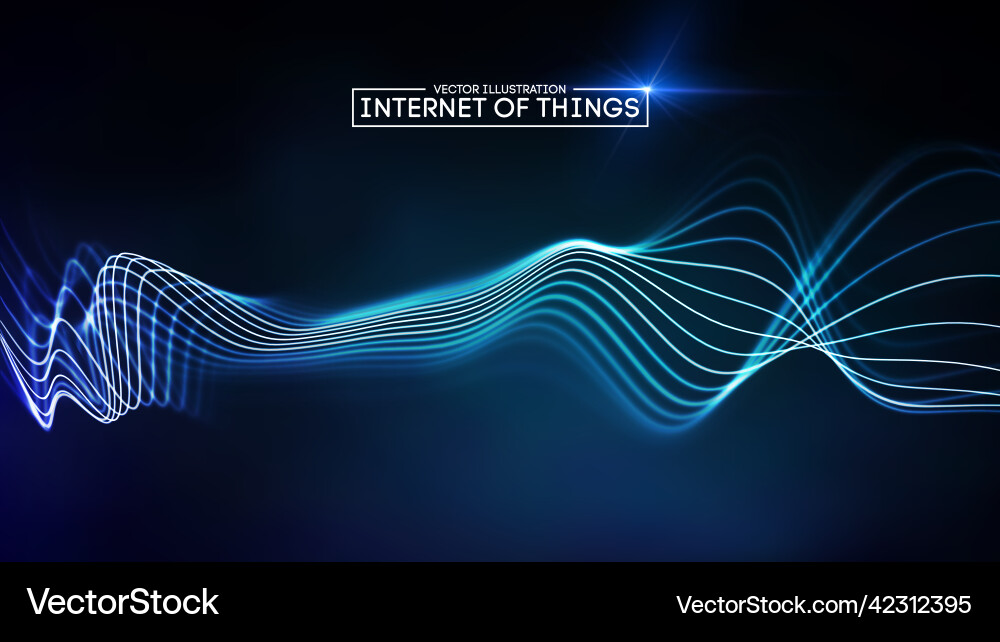 Internet of things background iot technology Internet of things background iot technology Vector Image