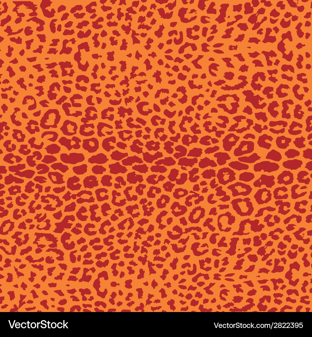 Leopard pattern repeating background vector image