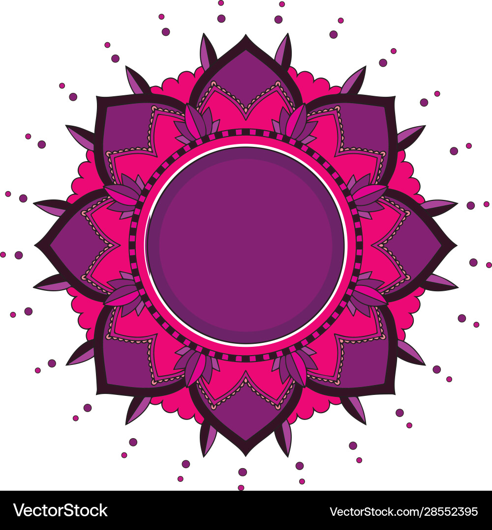 Mandala patterns on isolated background Vector Image