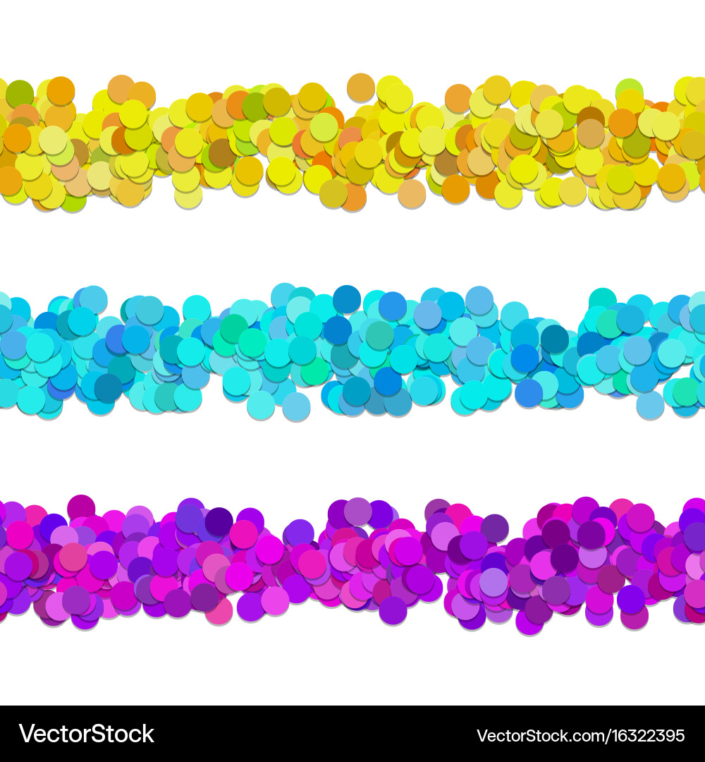 Repeatable dot pattern page divider line design vector image