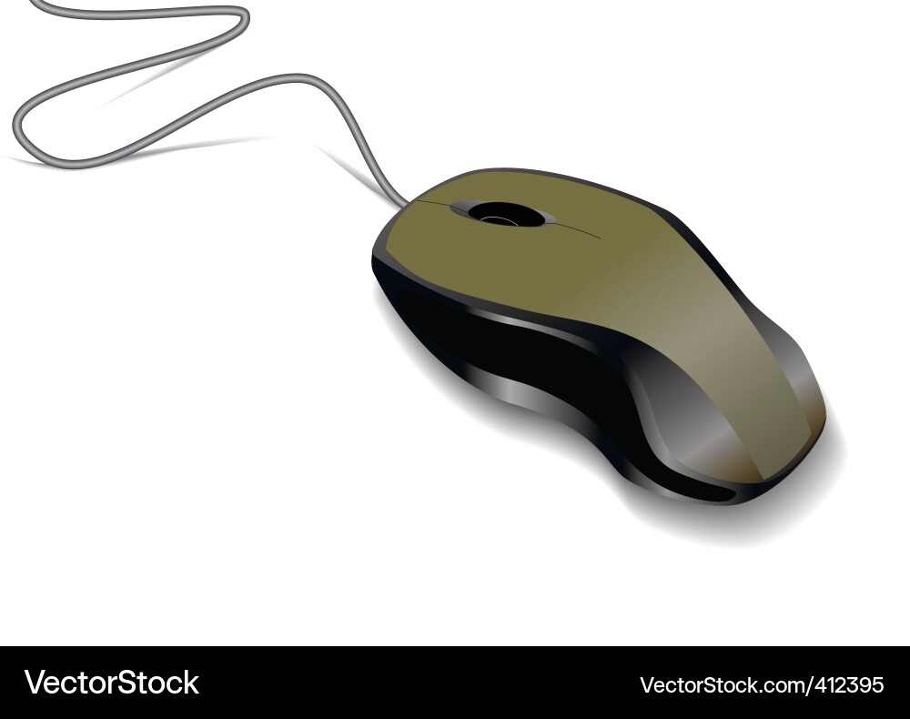 Simple Computer Mouse vector image