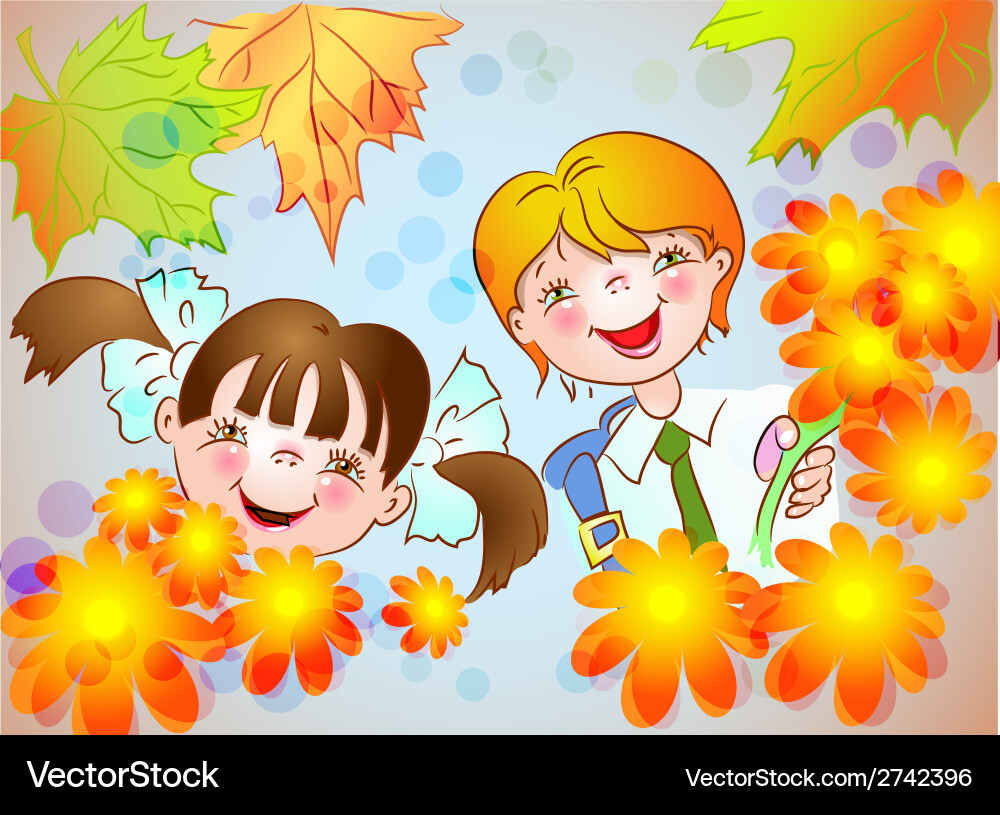1 september back to school – Royalty-Free Vector | VectorStock, image size:1000x815