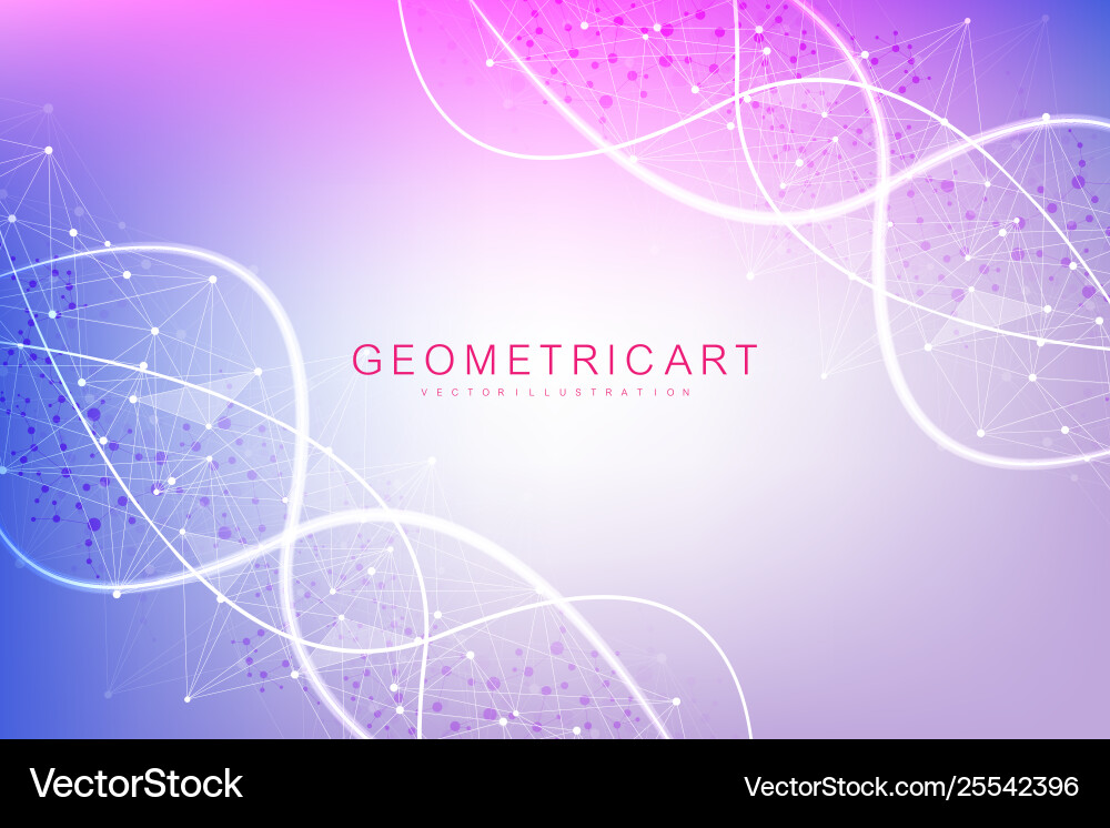 Big data visualization background modern Big data visualization background modern vector image
