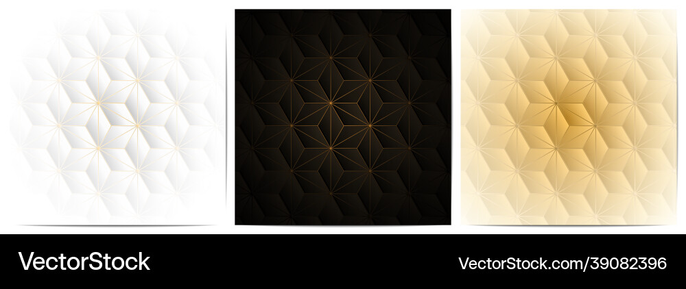 Geometric pattern with triangle shape and golden Geometric pattern with triangle shape and golden Vector Image