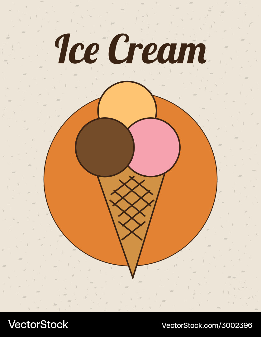 Ice cream design Vector Image