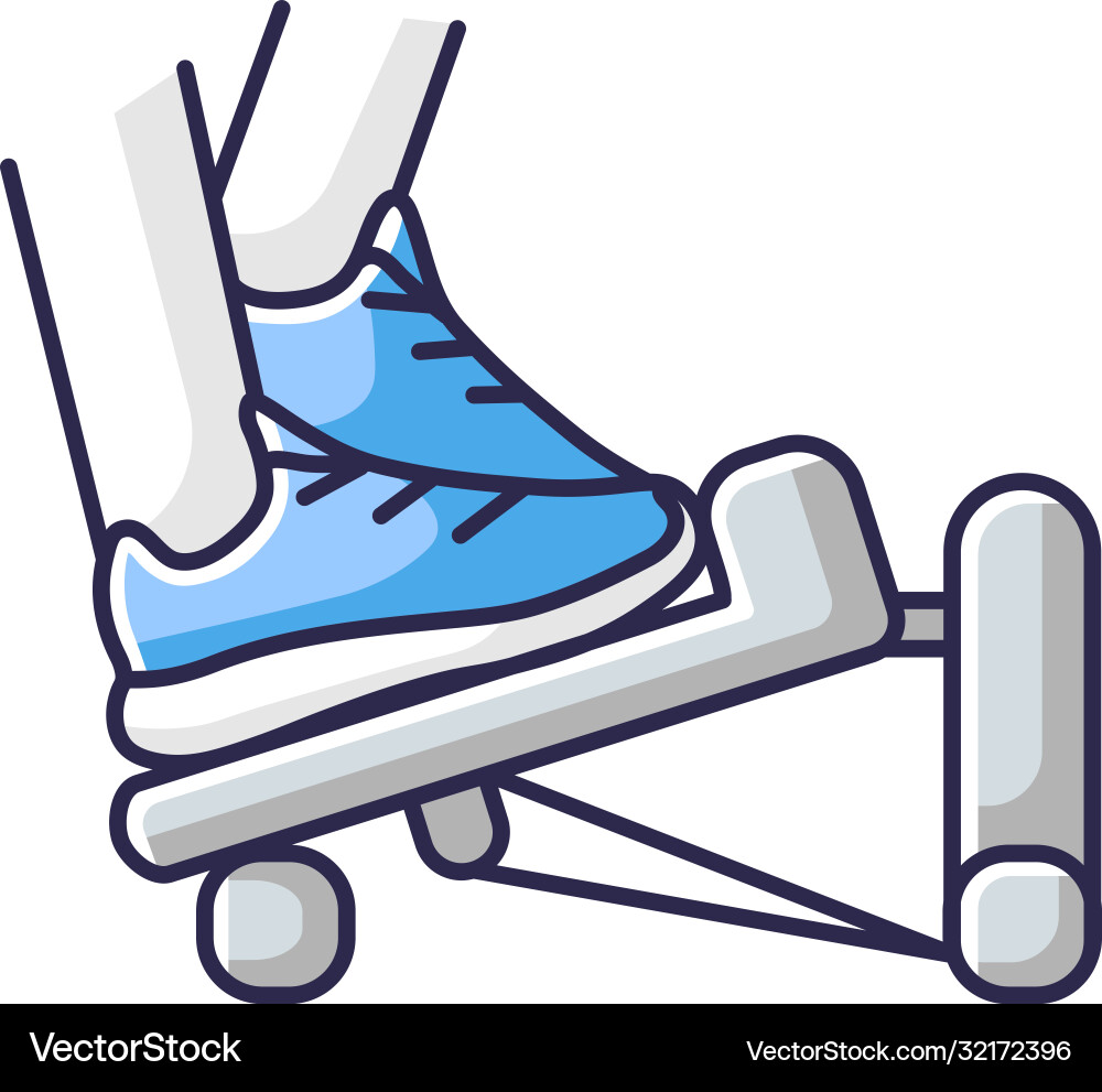 Stepper rgb color icon Stepper rgb color icon vector image