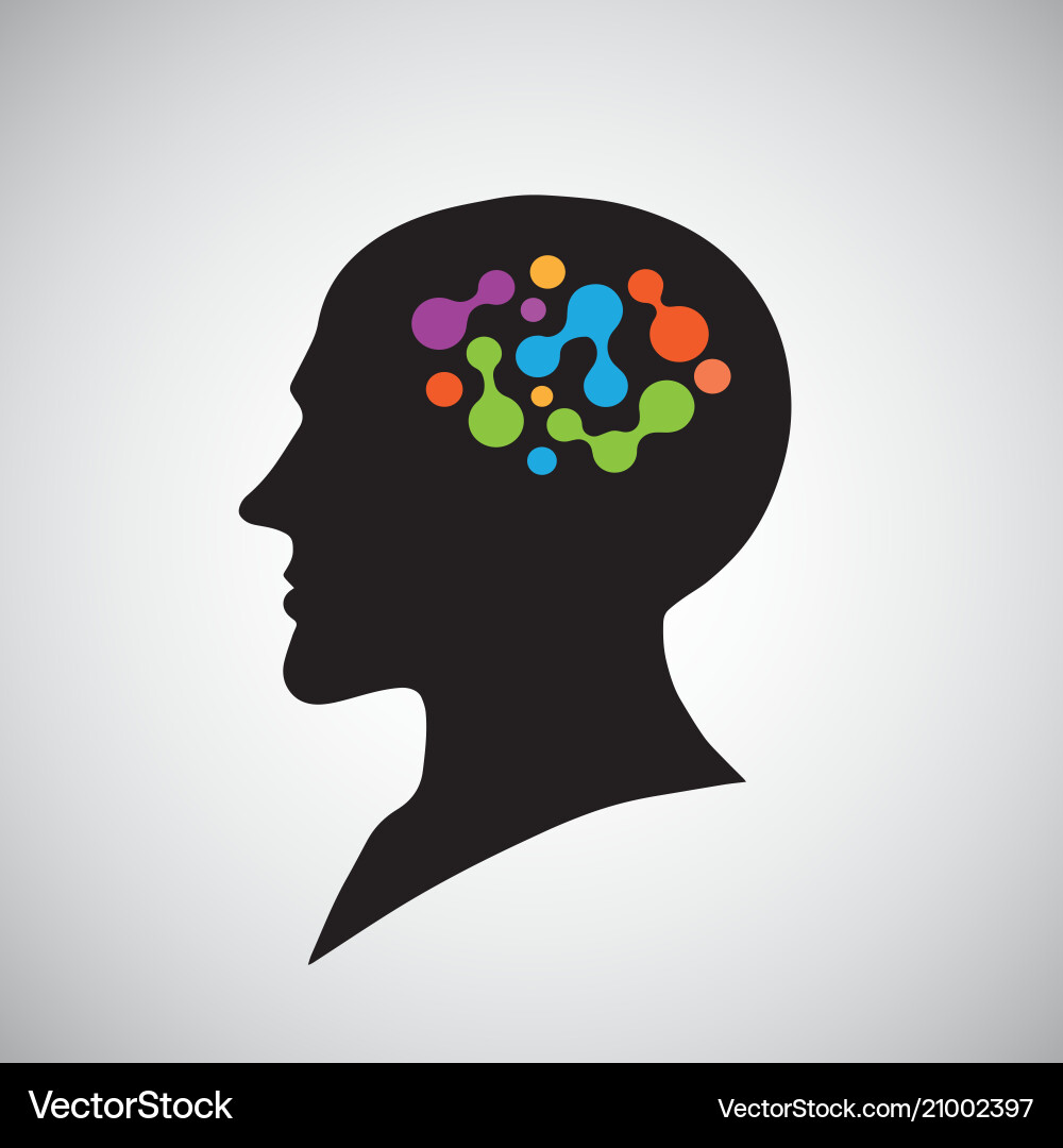 Artificial Intelligence Brain Logo Royalty Free Vector Image