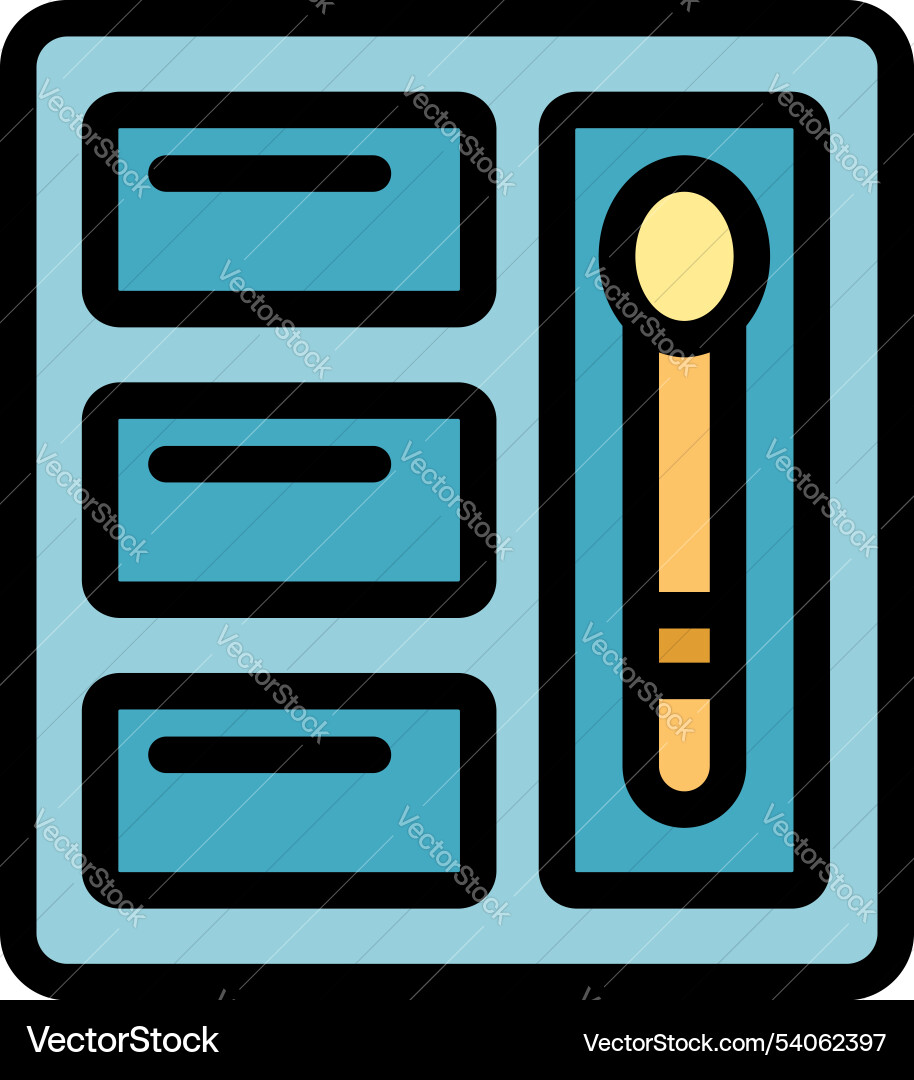 Website design showing navigation menu Website design showing navigation menu vector image