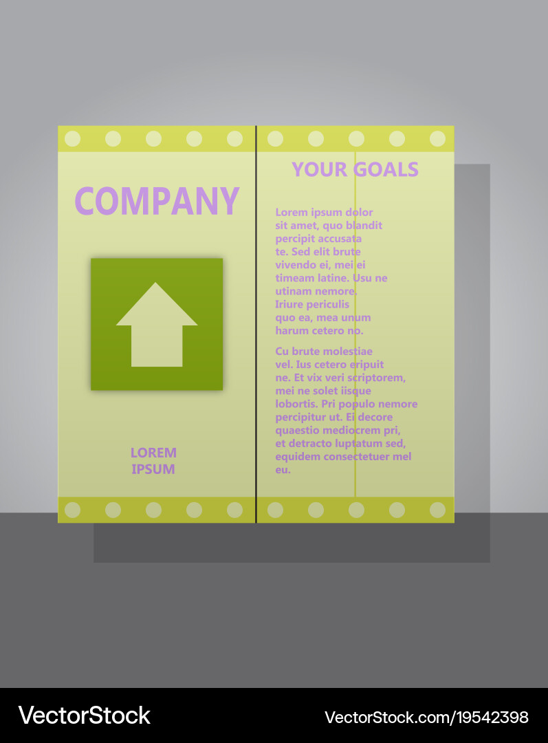 Abstract layout background set for art template vector image