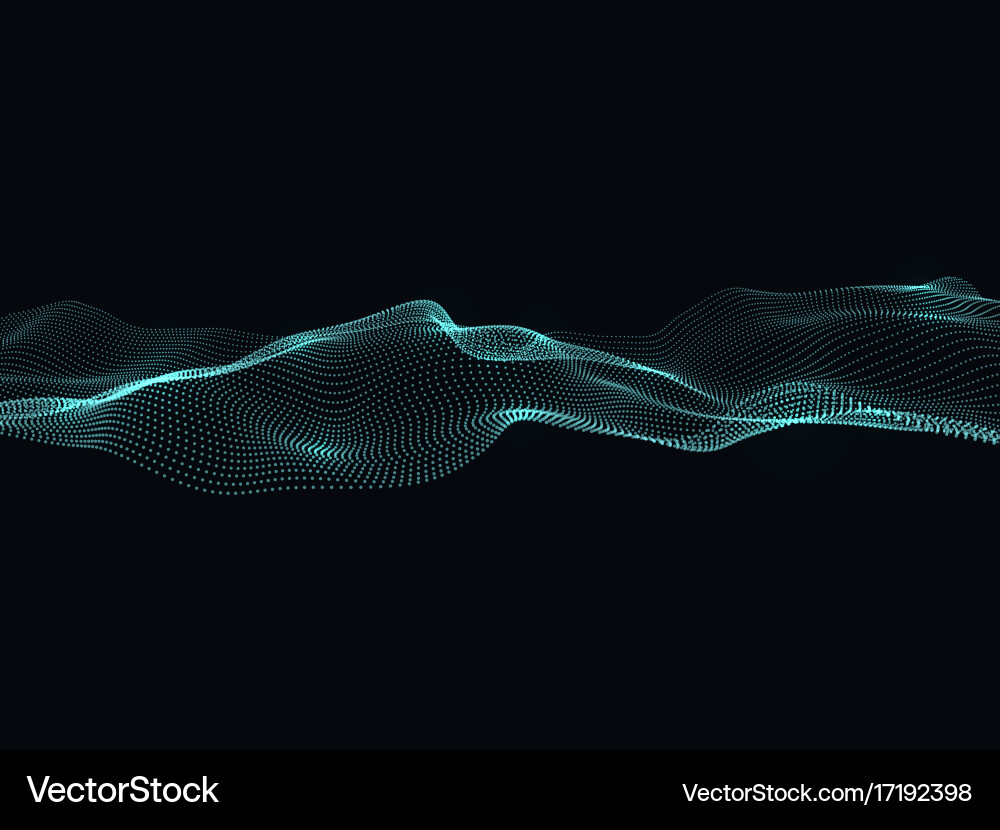 Abstract Particle Flow Wave vector image