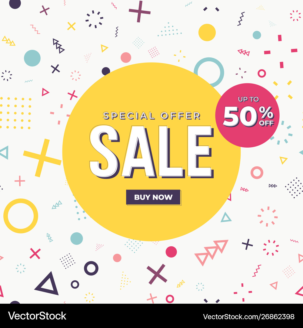 Angebot Verkauf Mode Banner geometrische Angebot Verkauf Mode Banner geometrische vektorbild