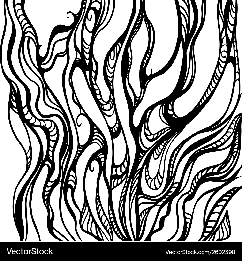 Intricate Branch Pattern vector image