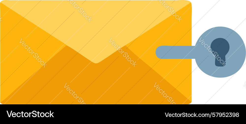 Secure Mail Access vector image