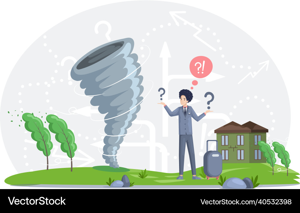 Solving problem of environmental disasters huge Solving problem of environmental disasters huge vector image