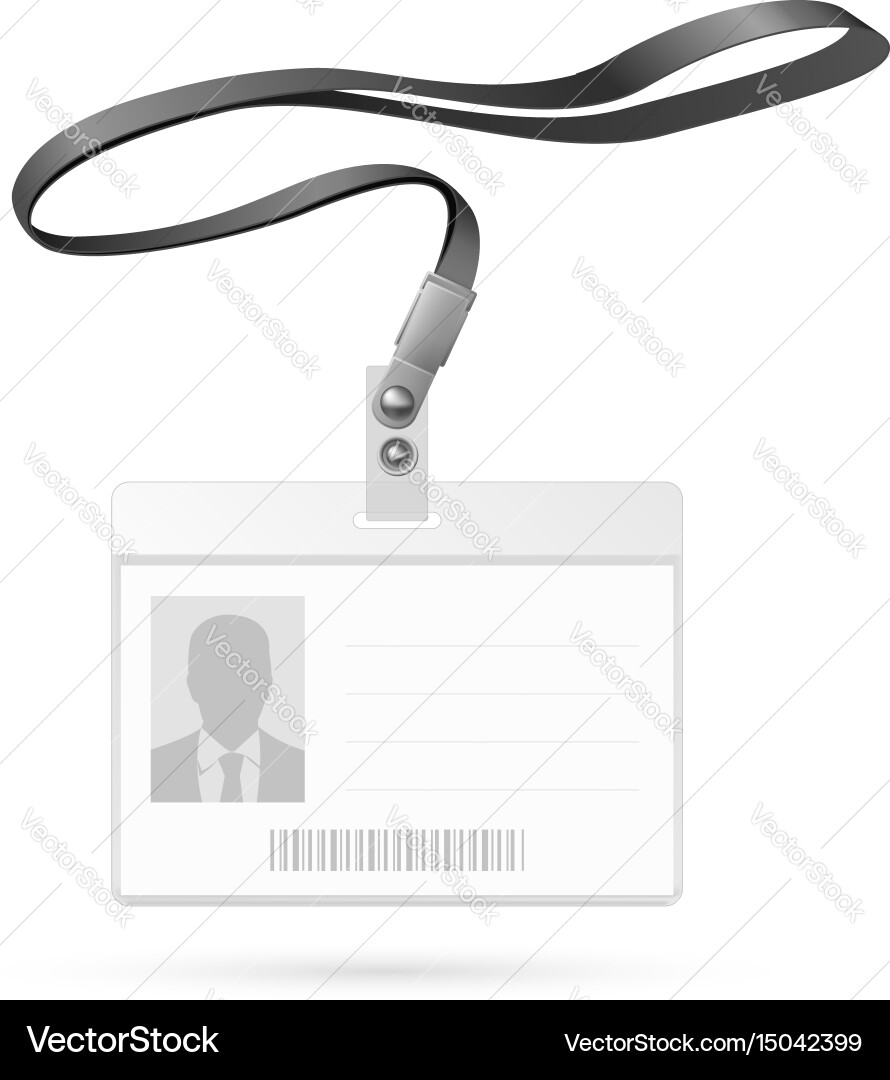 Blank badge Royalty Free Vector Image - VectorStock