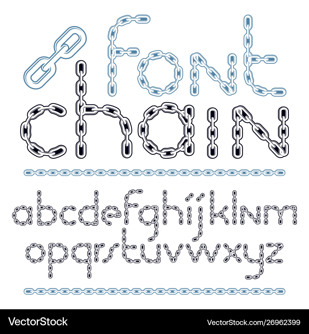 Script modern alphabet letters set lower case Script modern alphabet letters set lower case vector image