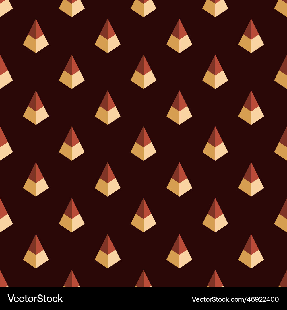 Abstract geometric seamless pattern with arrows Vector Image