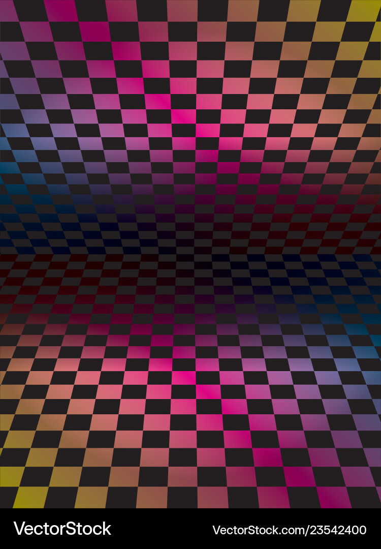 Colored grids background pattern rainbow Colored grids background pattern rainbow vector image