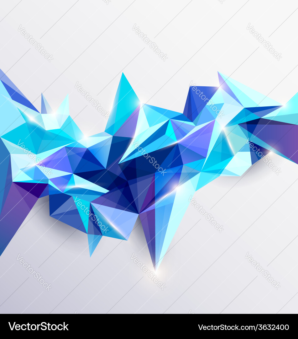 Dynamic Geometric Color Background vector image