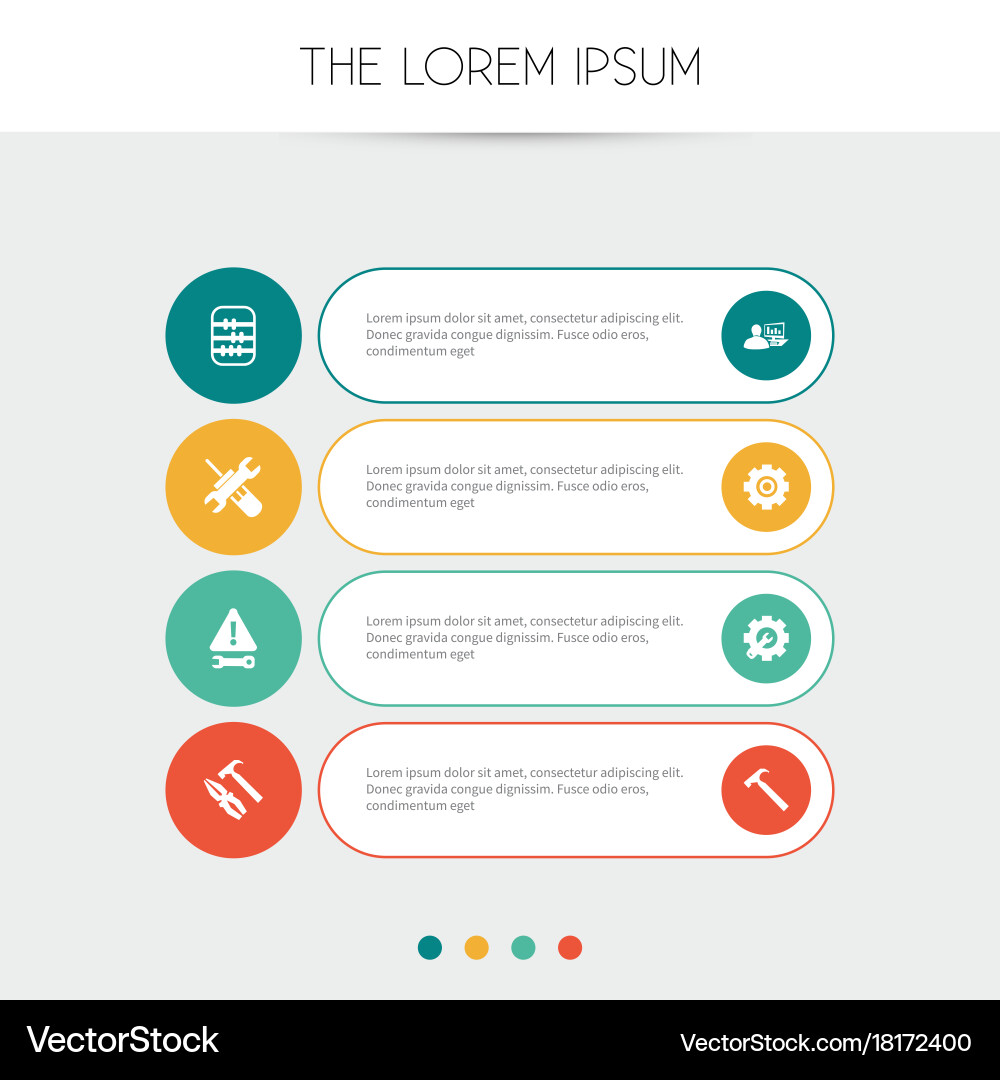 Set of 8 editable toolkit icons includes symbols vector image