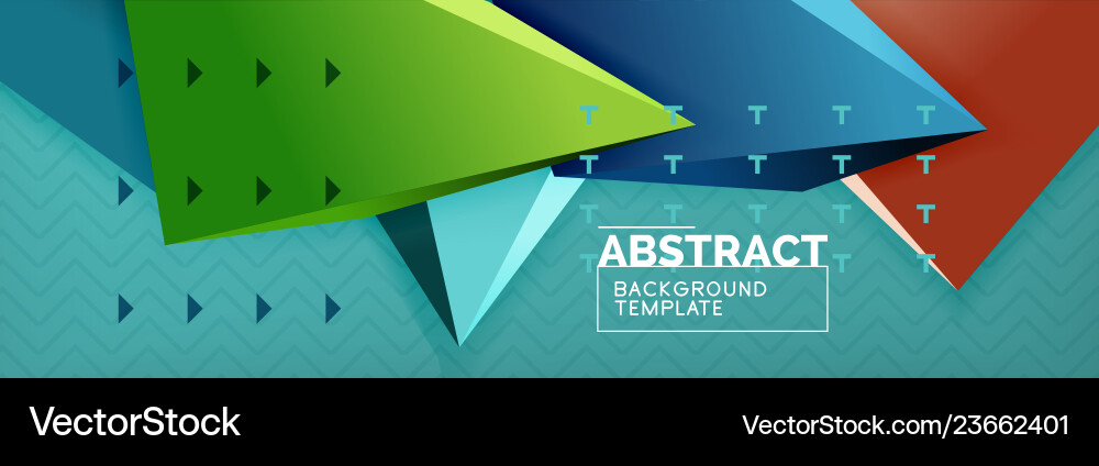 3d triangular shapes abstract background 3d triangular shapes abstract background vector image