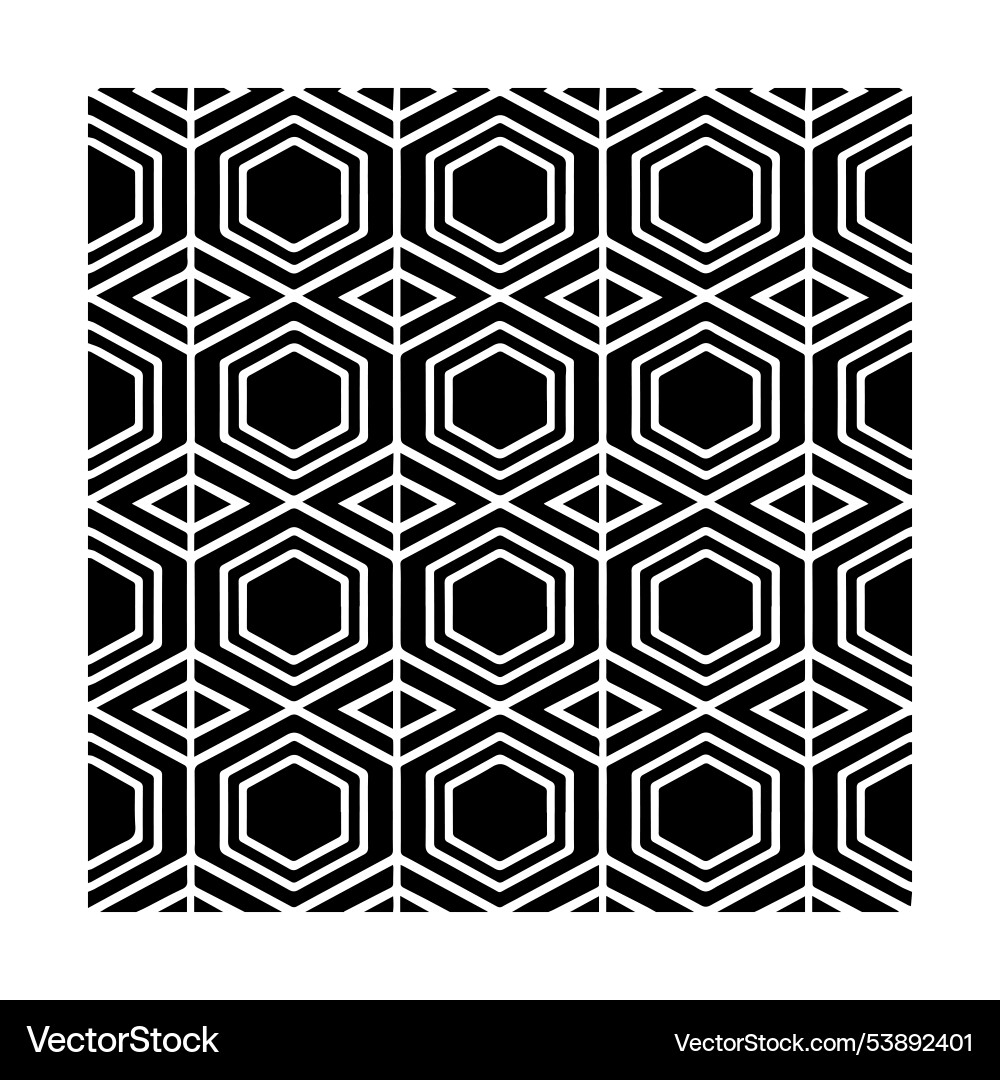 A seamless geometric pattern design in style A seamless geometric pattern design in style Vector Image