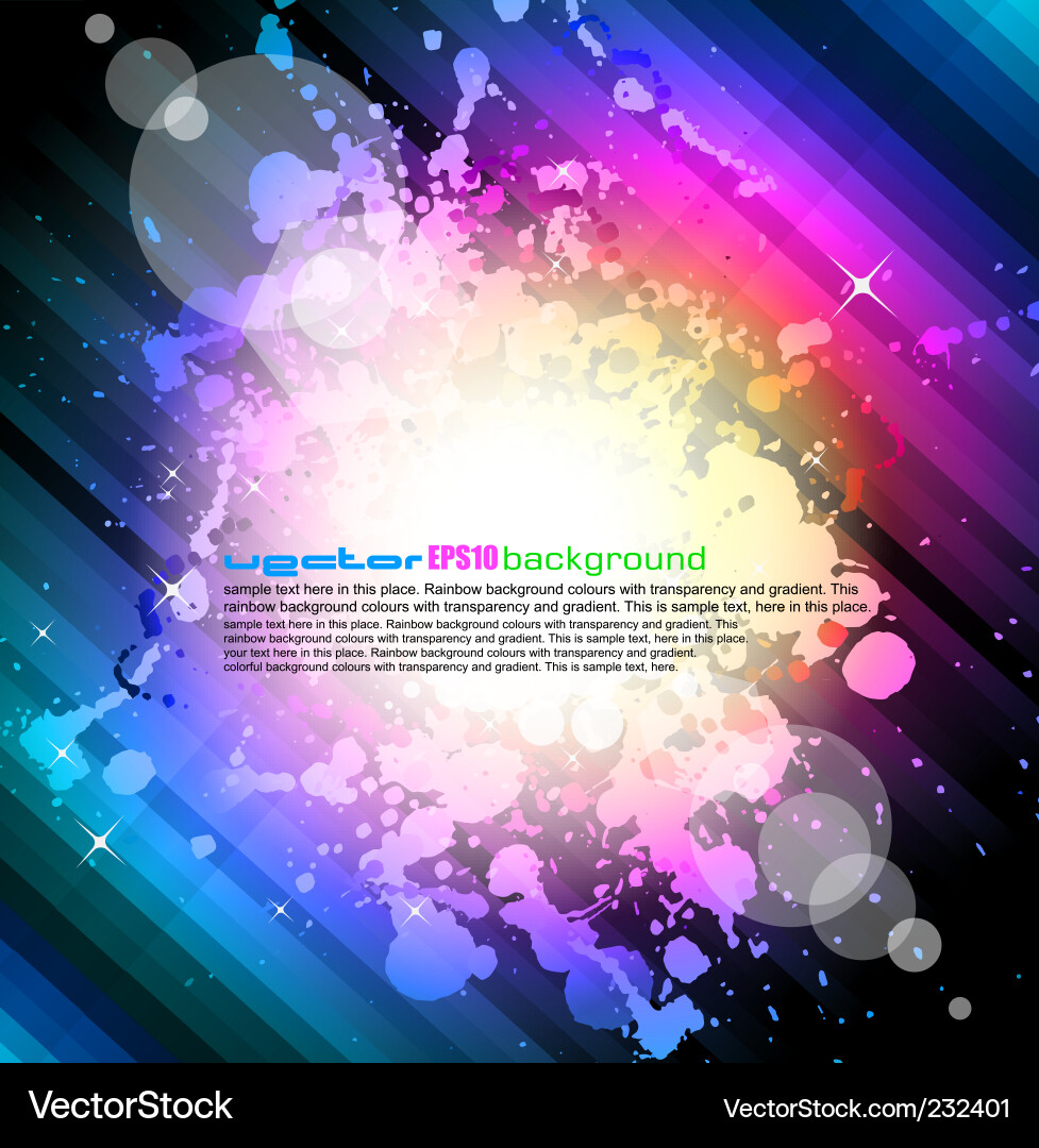 Abstract Colorful Background Vector Image