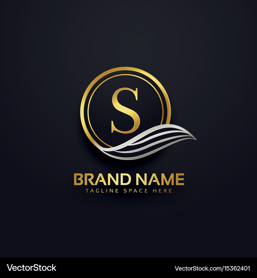 Elegant Letter S Logo – Premium Monogram – Royalty-Free Vector | VectorStock, image size:1000x1080