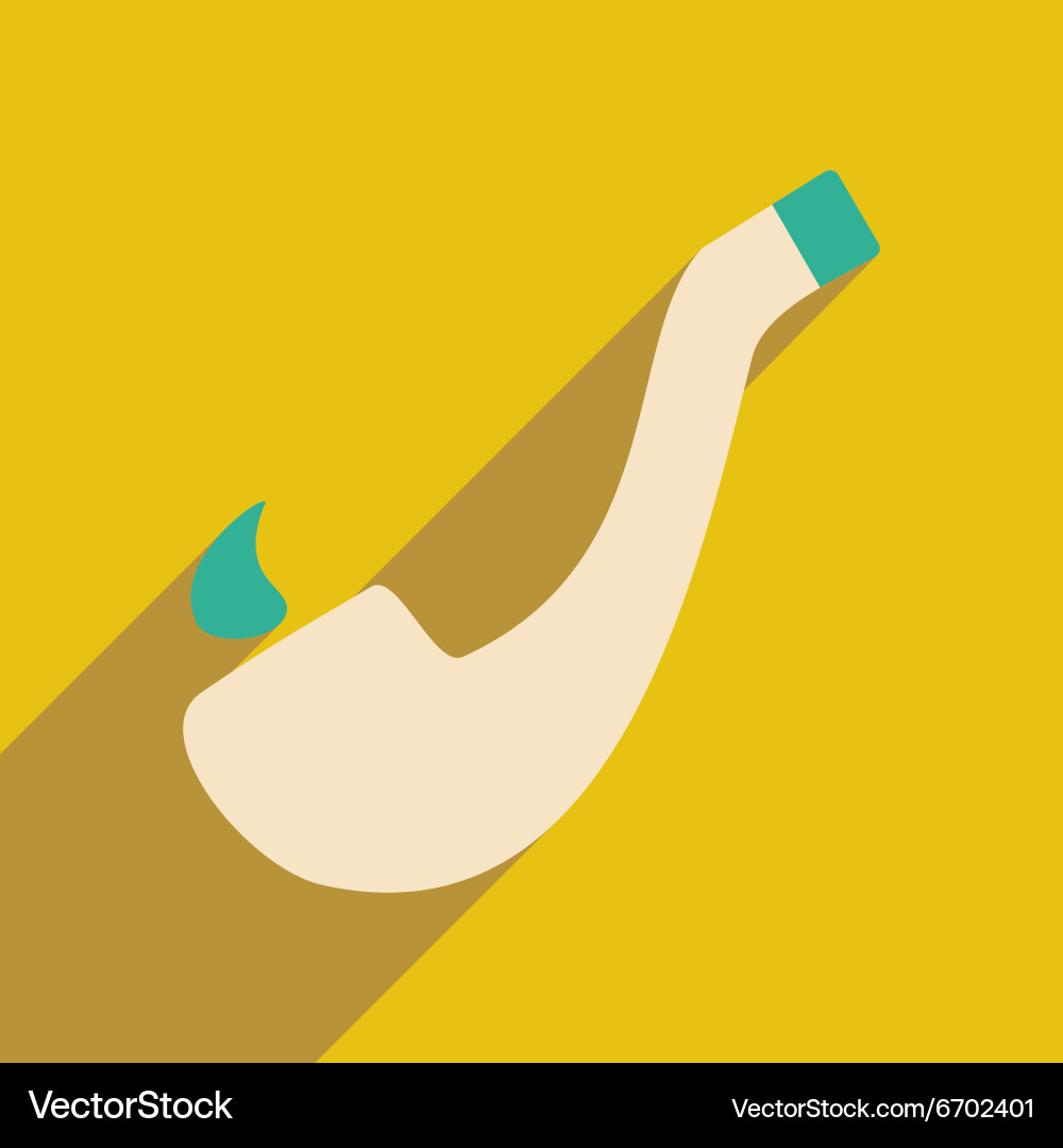 Flat with shadow icon and mobile application Vector Image